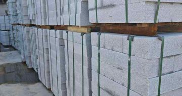 潮州芝麻白路牙石，路侧石