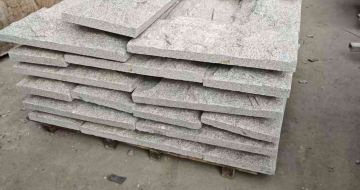 潮州芝麻白蘑菇石，自然面