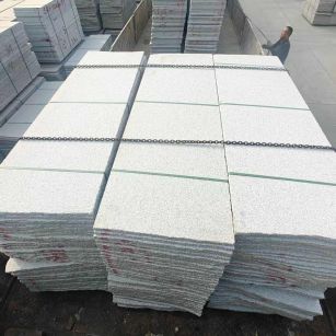 潮州芝麻白毛板，石材毛板