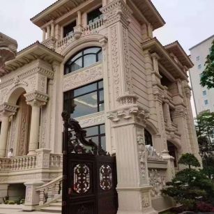 潮州黄金麻别墅外墙异形定制