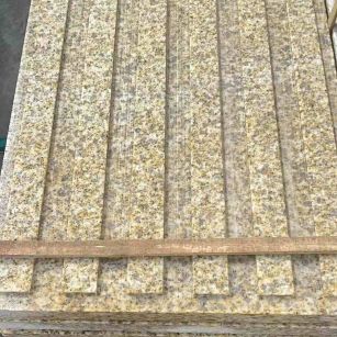 潮州黄金麻盲道 石材盲道