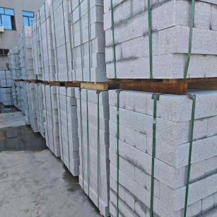 潮州芝麻白路牙石，路侧石