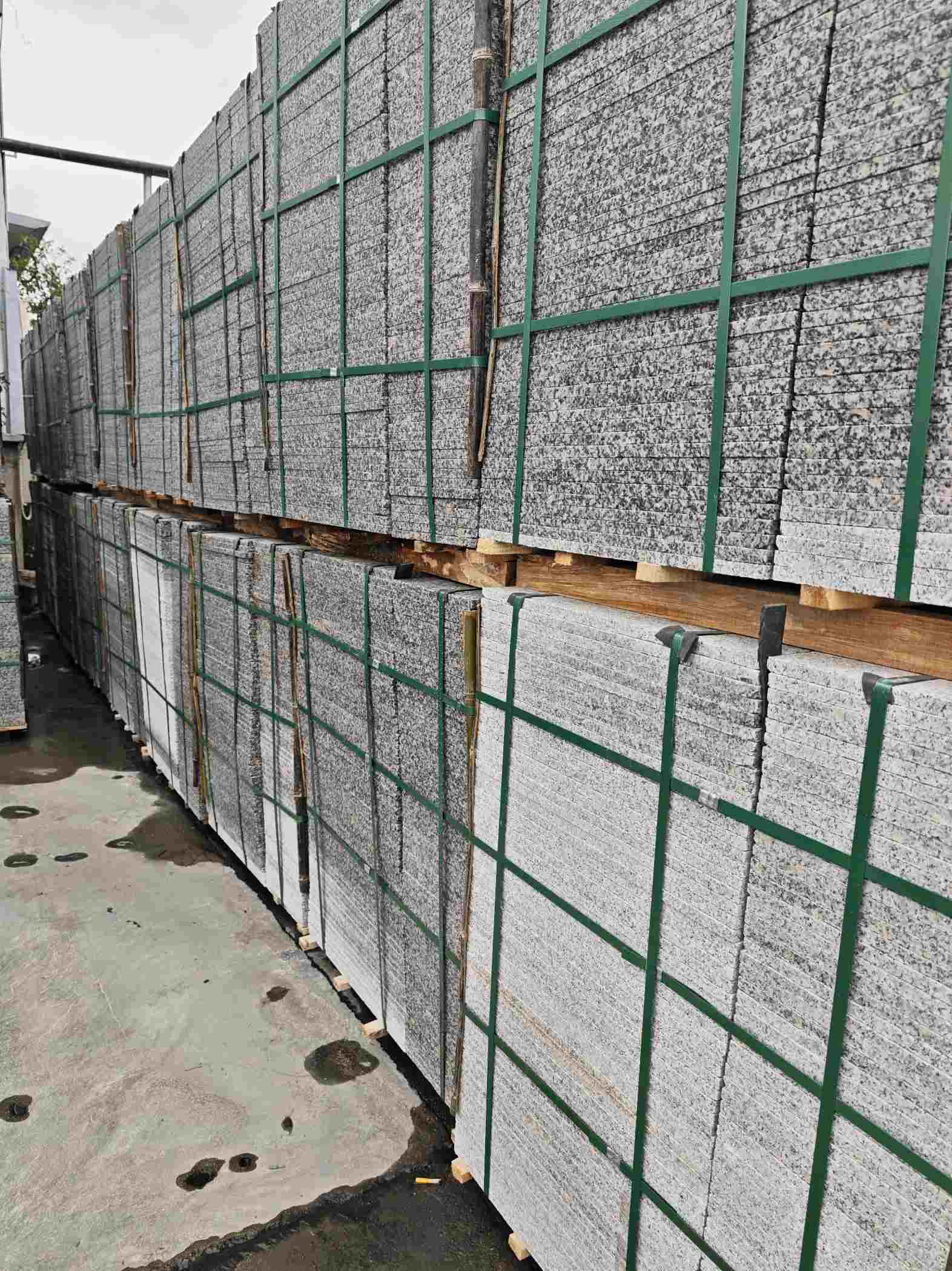 潮州芙蓉白地铺石，石材地铺石