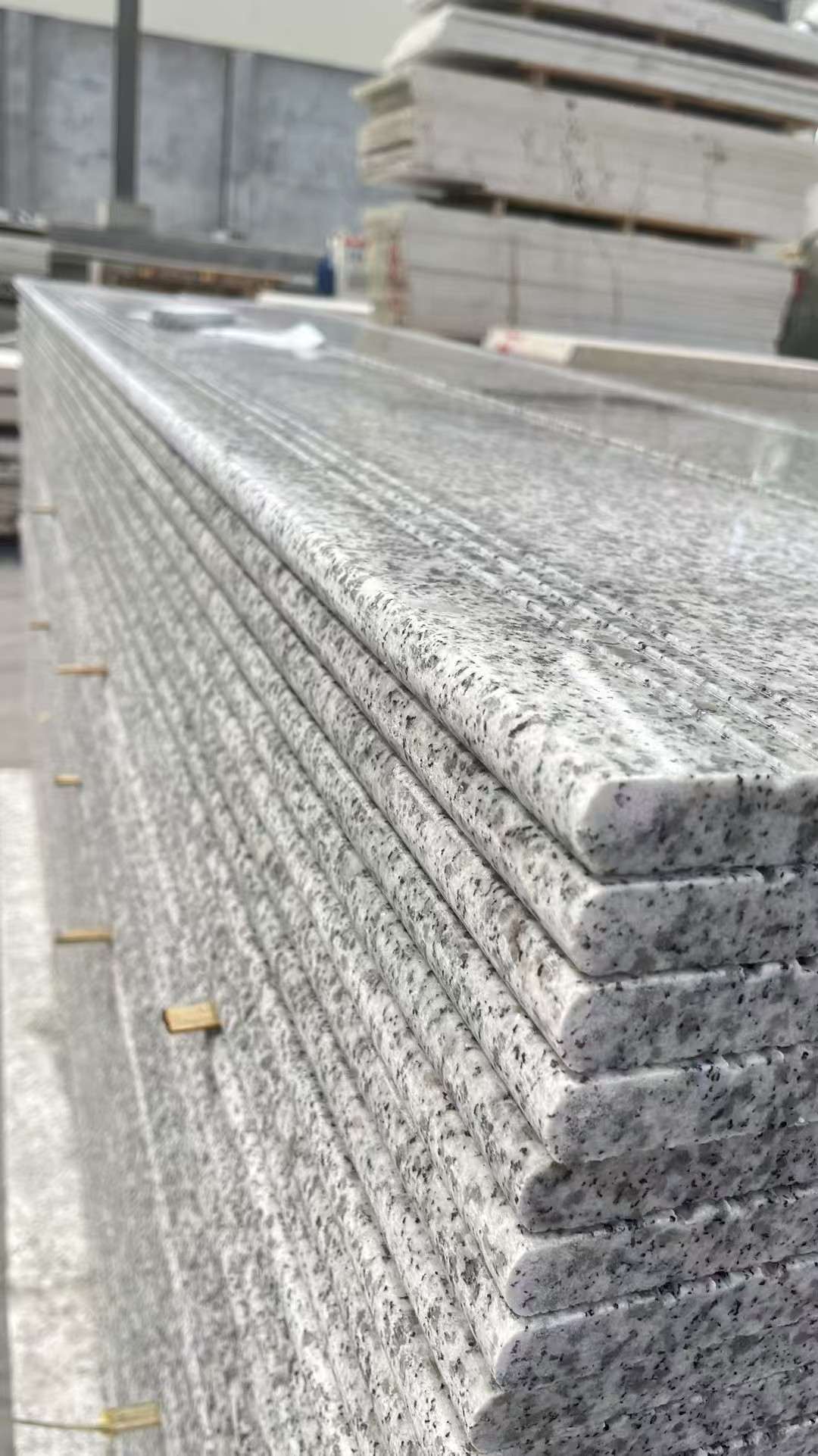 潮州芝麻白楼梯踏步 花岗岩楼梯板材