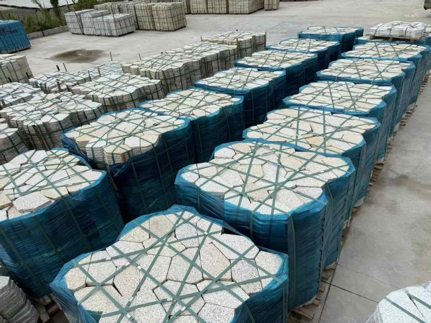 潮州黄金麻冰裂纹 碎拼