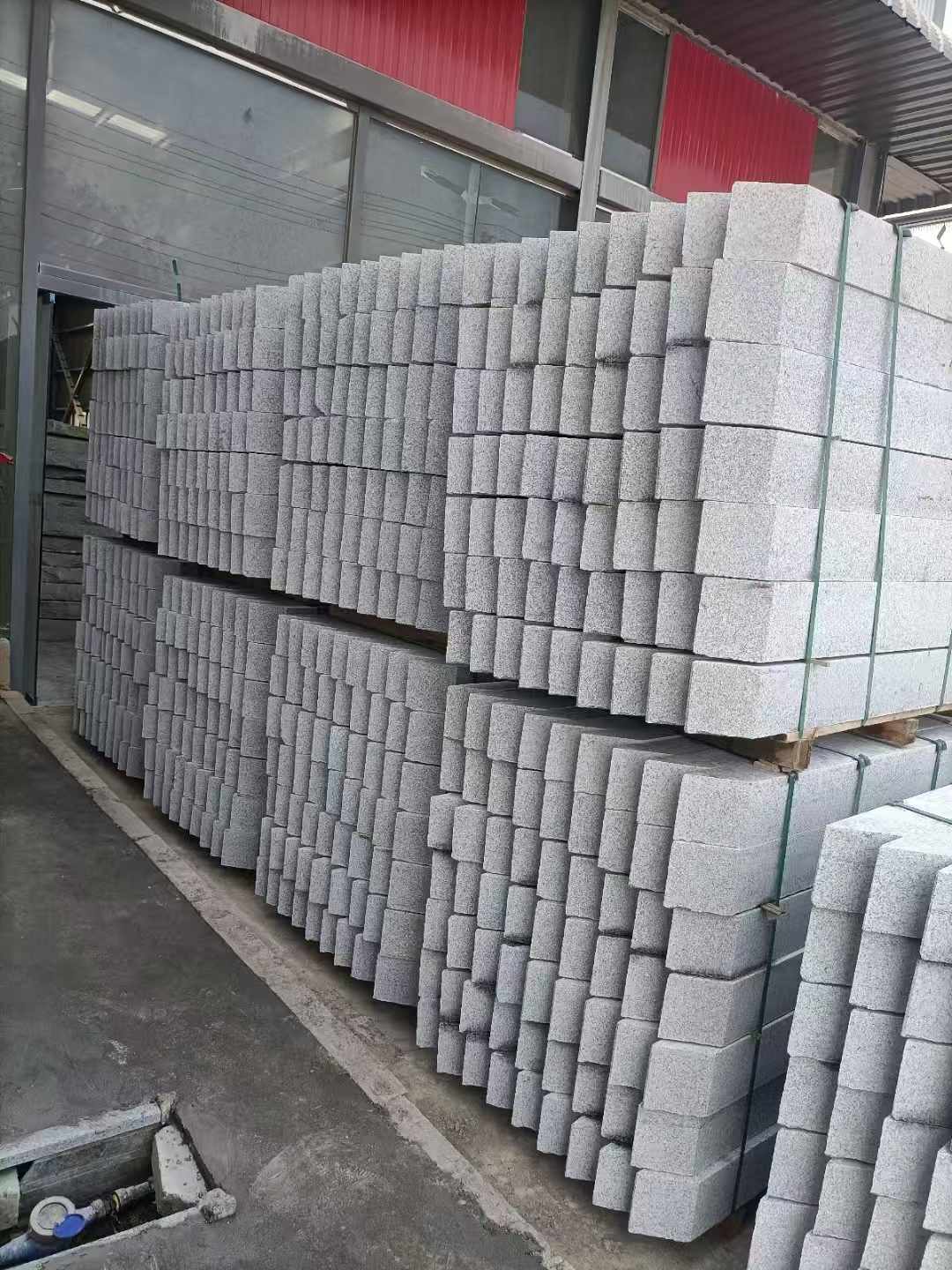 潮州芝麻白树围石 树池