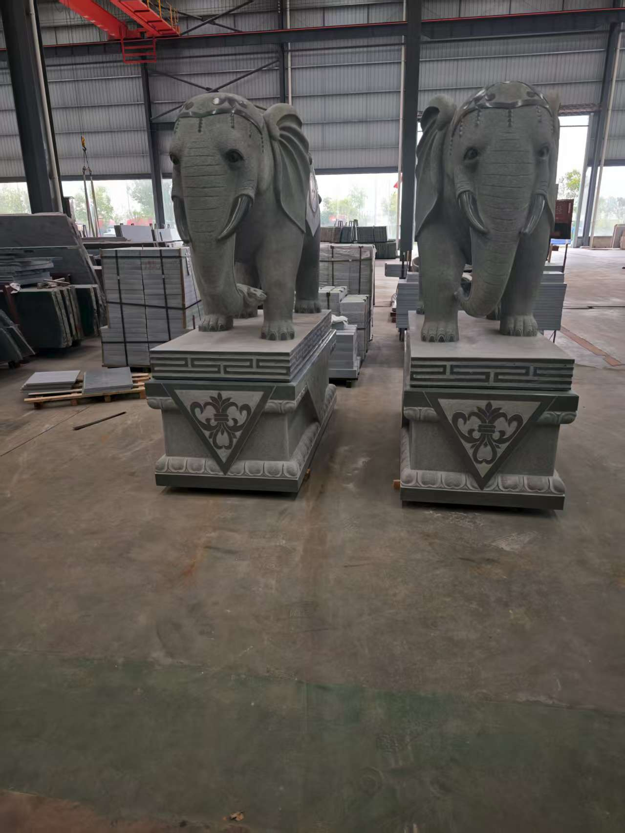 潮州芝麻灰花岗岩对象 芝麻白芝麻灰大象