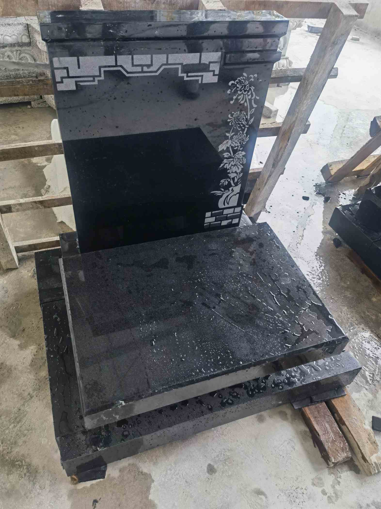 潮州花岗岩墓碑石 墓碑 套墓